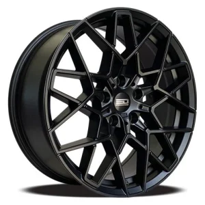 Euro Design – BM8 – Black – 18″x8″ 25mm – All weather Wheels – BM81880J2574MB